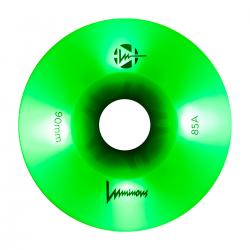 Luminous-LED Wheels GREEN APPLE GLOW + GREEN LED  90mm/85A  