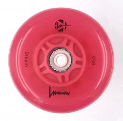 Luminous-LED Wheels Red 90mm/85A 