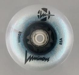 Luminous-LED Wheels Black Perl 80mm/85A  