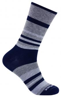 Wrightsock ECO EXPLORE crew Größe XL (45,5-49) Socken Black Stripes XL (45.5-49)