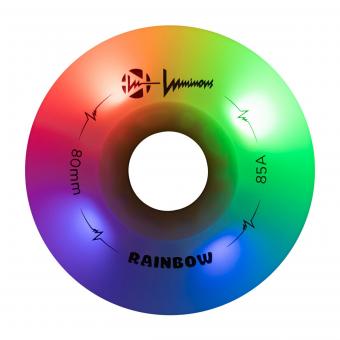 Luminous-LED Wheels Rainbow White 90mm/85A (Stück) Stück