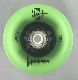 Luminous-LED Wheels Green-Glow 76mm/85A (Stück) Stück