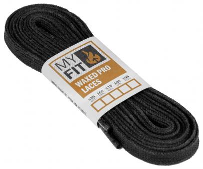 Powerslide MyFit gewachste Schnürsenkel Pro schwarz 160cm 160